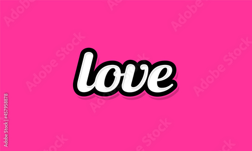Love Text Creative Wordmark Lettering Typography Logo Design Inspiration