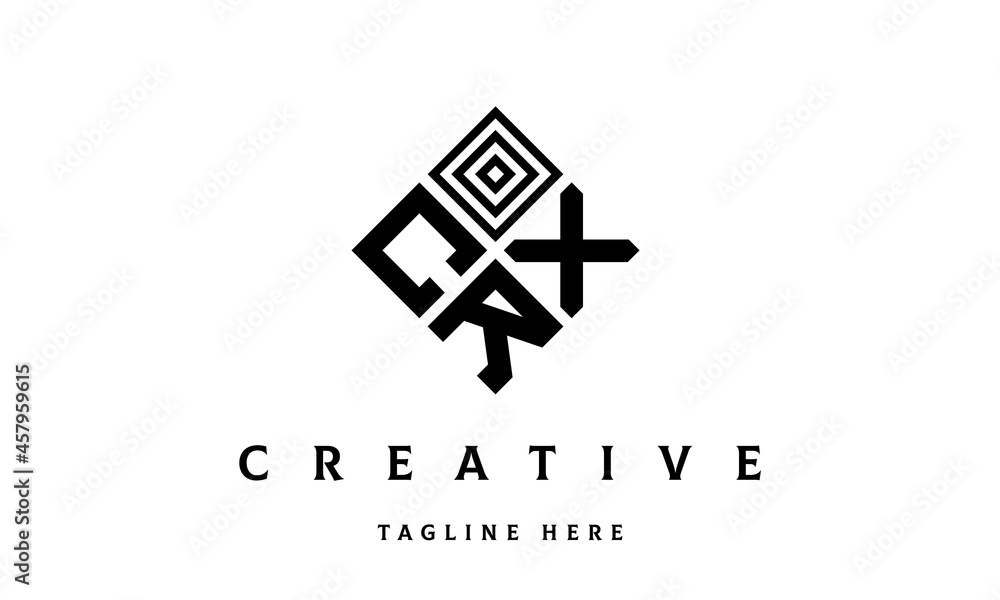 Obraz premium CXR rectangle three latter logo