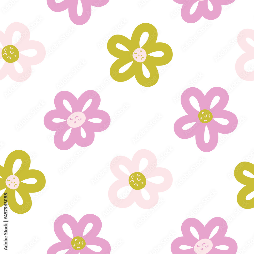 Seamless vector floral pattern. Stylish background for design, fabric, textile etc. Seamless vector floral pattern. Stylish background for design, fabric, textile etc.