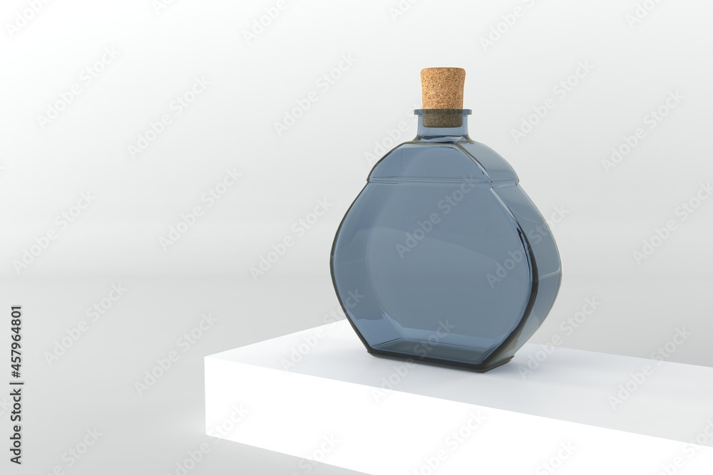 3D Rendered Bottles Mockup Template 3D Rendered Bottles Mockup Template