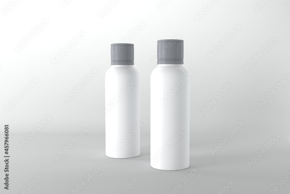 3D Rendered Bottles Mockup Template 3D Rendered Bottles Mockup Template