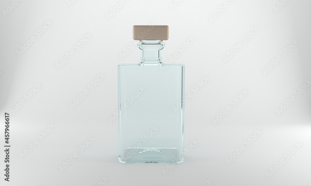 3D Rendered Bottles Mockup Template 3D Rendered Bottles Mockup Template