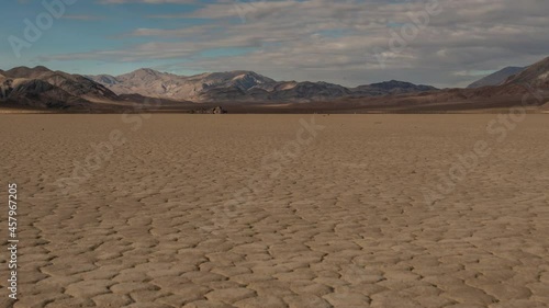 Death Valley Time Lapse  of Sailing Stone on the Racetrack Playa