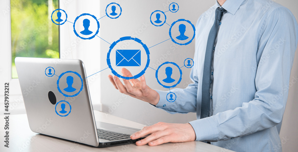 Email and user icon,sign,symbol marketing or newsletter concept, diagram.Sending email.Bulk mail.Email and sms marketing concept. Scheme of direct sales in business. List of clients for mailing. Email and user icon,sign,symbol marketing or newsletter concept, diagram.Sending email.Bulk mail.Email and sms marketing concept. Scheme of direct sales in business. List of clients for mailing.