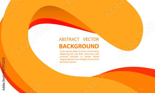abstract background with white and orange liquid gradation for posters and other eps 10 vectors