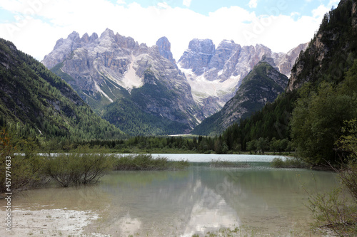View to Dolomites Mountains. South Tyrol. Italy © Benshot