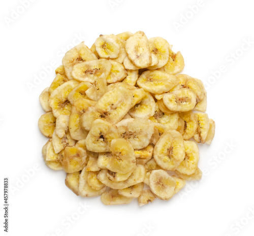 Banana chips isolated