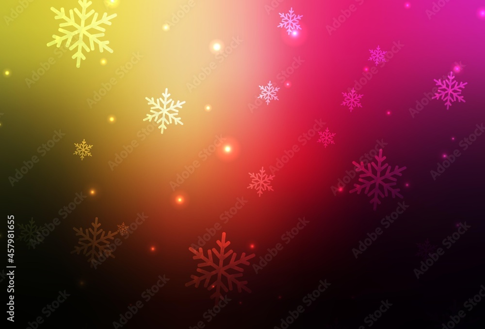 Dark Pink, Yellow vector template in carnival style. Dark Pink, Yellow vector template in carnival style.