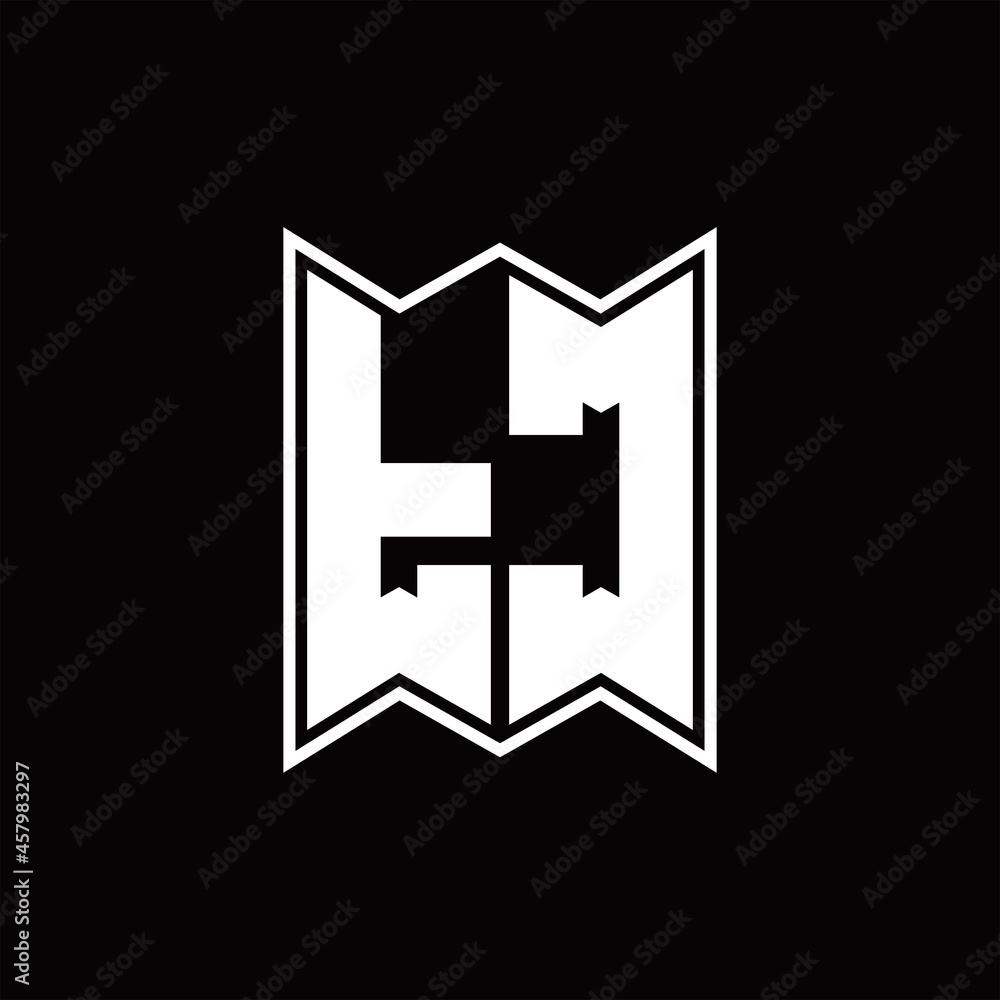 TC Logo monogram with emblem style design template TC Logo monogram with emblem style design template