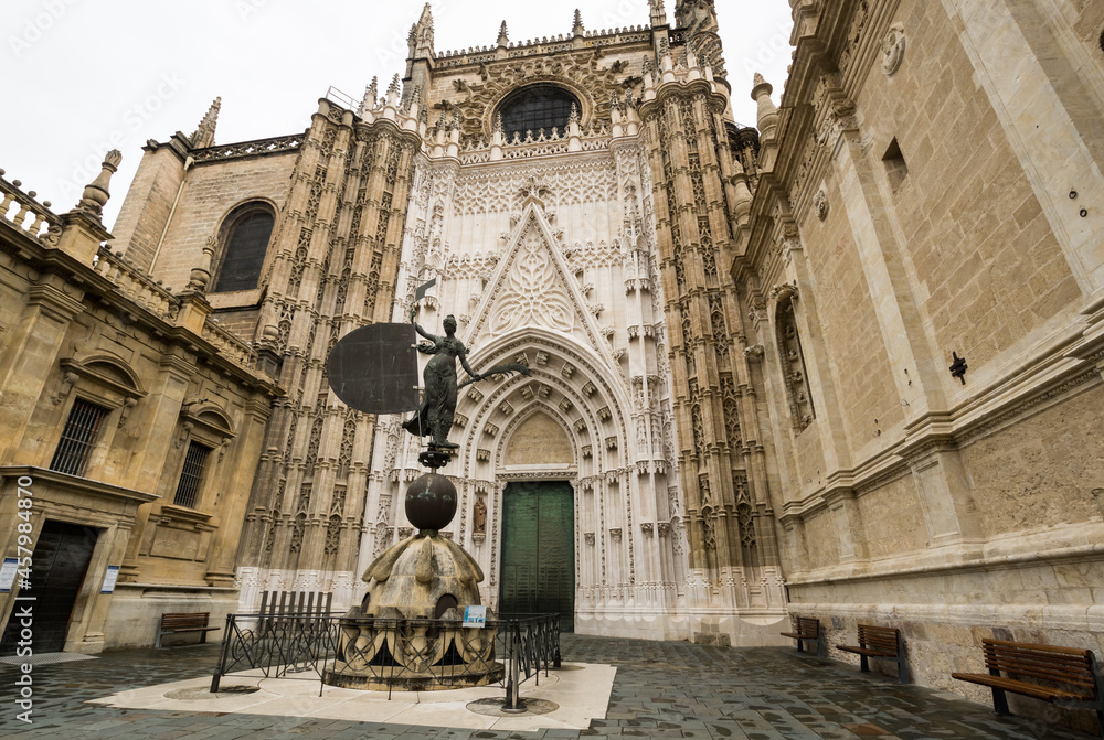 The Cathedral of Saint Mary of the See in Seville The Cathedral of Saint Mary of the See in Seville