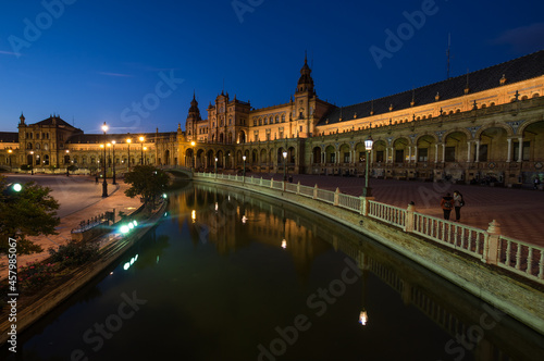 The Plaza de Espana in Seville