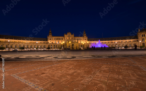 The Plaza de Espana in Seville