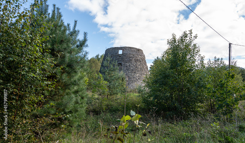 runis of windmill photo