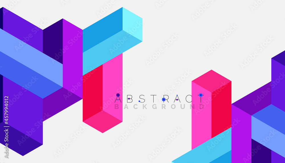 Abstract background. 3d cubes, cubic elements and blocks. Techno or business concept for wallpaper, banner, background, landing page Abstract background. 3d cubes, cubic elements and blocks. Techno or business concept for wallpaper, banner, background, landing page