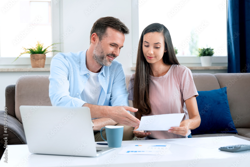 Financial revision, home budget concept Financial revision, home budget concept