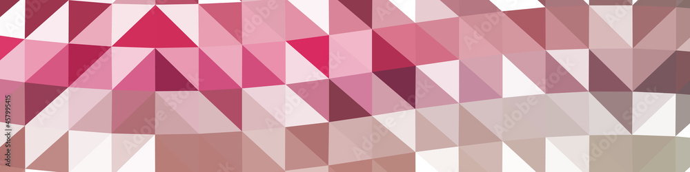 Fototapeta premium Abstract color Low-Polygones Generative Art background illustration