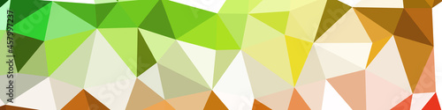 Abstract color Low-Polygones Generative Art background illustration