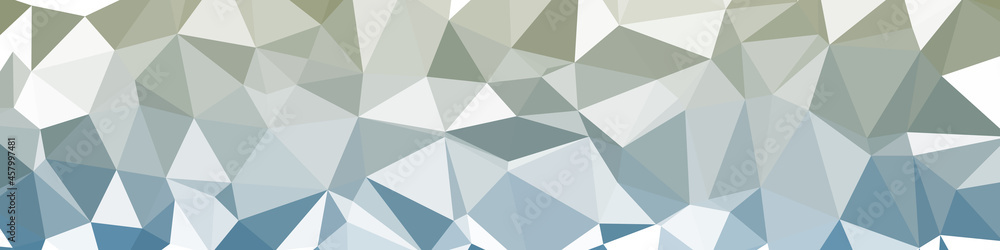 Fototapeta premium Abstract color Low-Polygones Generative Art background illustration