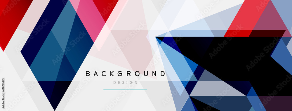 Mosaic triangles geometric background. Techno or business concept, pattern for wallpaper, banner, background, landing page Mosaic triangles geometric background. Techno or business concept, pattern for wallpaper, banner, background, landing page
