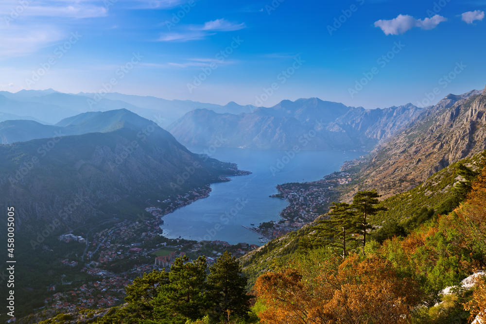 Kotor Bay on Sunset - Montenegro Kotor Bay on Sunset - Montenegro