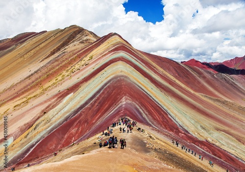 Rainbow mountain Peruvian Andes mountains Peru © Daniel Prudek