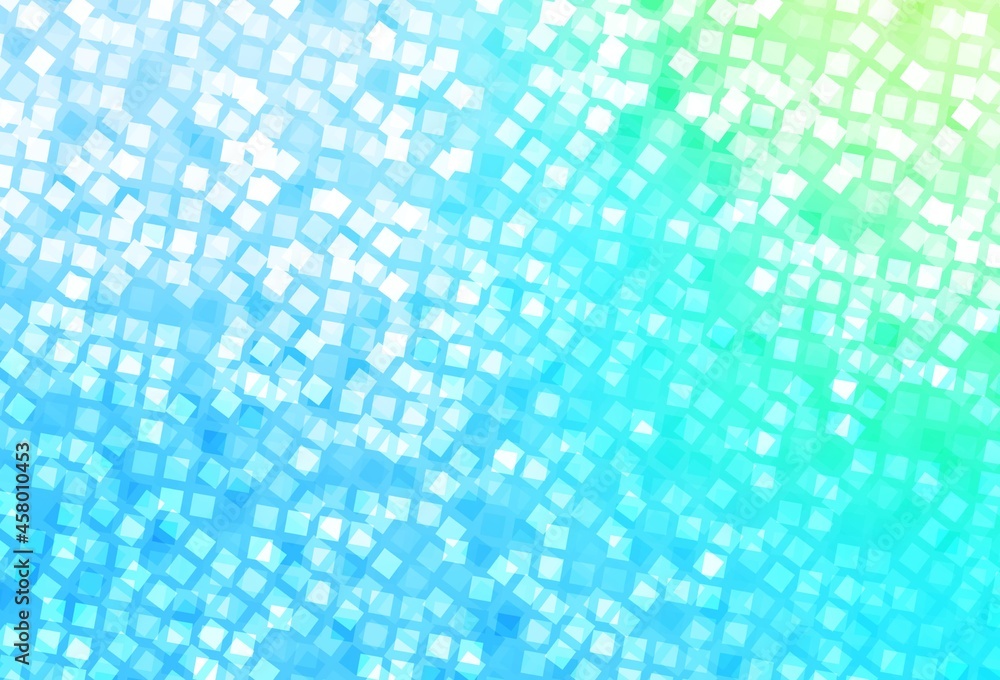 Light Blue, Green vector background with rectangles. Light Blue, Green vector background with rectangles.