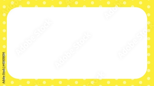 動く水玉模様背景素材