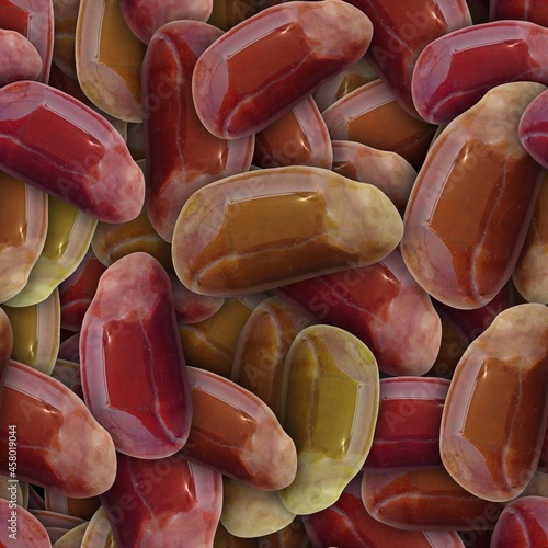 Wet sea stones background. ...