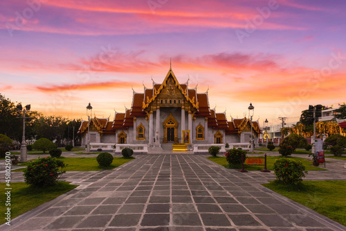 Photography Wat Benchamabopitr Dusitvanaram, Bangkok, Thailand