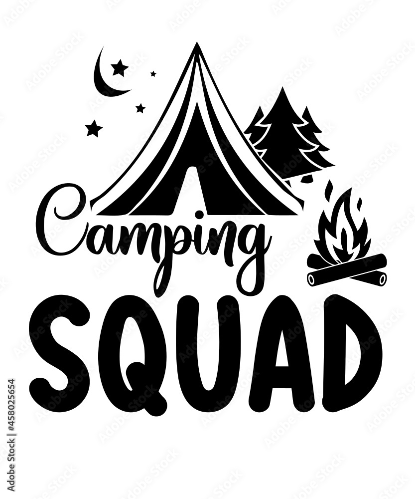 Camping Bundle svg , Camping SVG, Shirt Design ,Cut File , svg, dxf ...