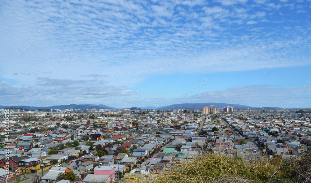 Naklejka premium hualpen city , bio bio state , Chile