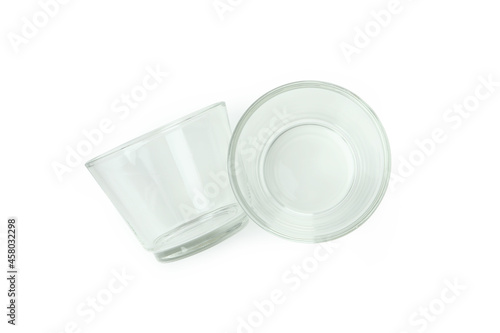 Wallpaper Mural Empty glasses for drinks isolated on white background Torontodigital.ca