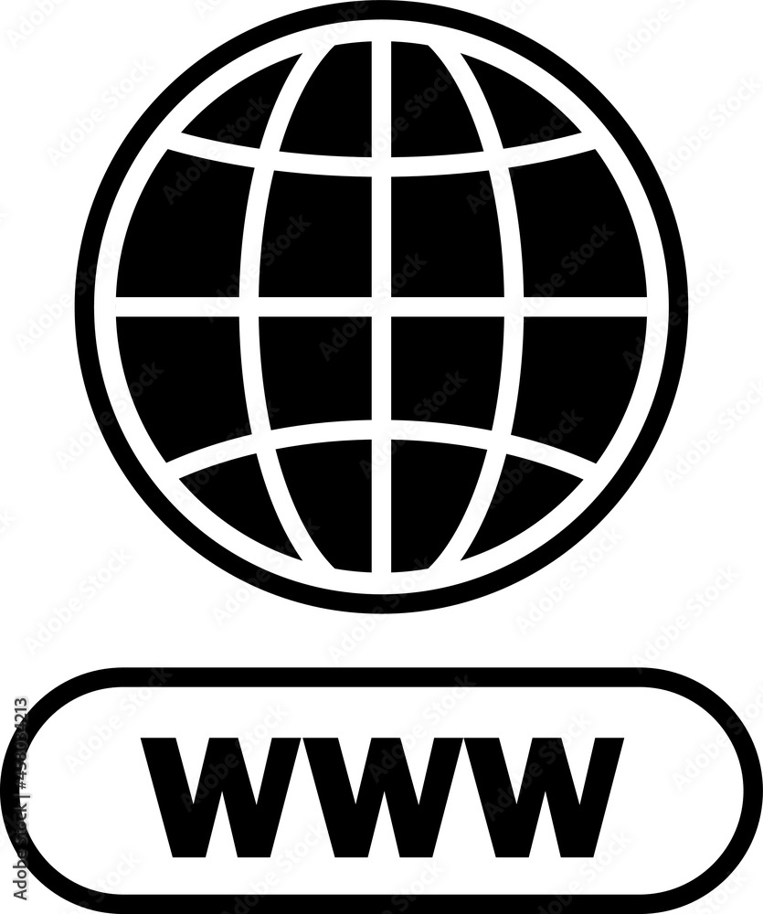 Click to go to online website or internet flat icon. Isolated in white background Click to go to online website or internet flat icon. Isolated in white background