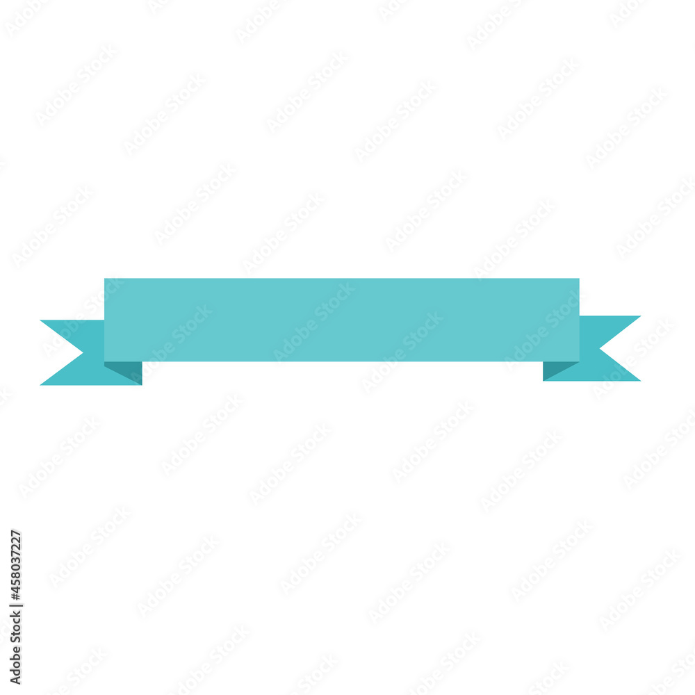 Ribbon sign. Vector design element