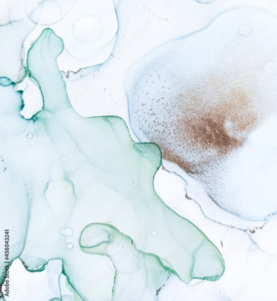 Alcohol Ink Painting. Oil Flow Abstract Print. Alcohol Ink Painting. Oil Flow Abstract Print.