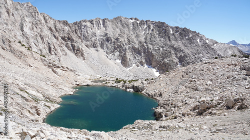 Glenn Pass Moutain Landscapes in the Sierra Nevada Range of California, USA.