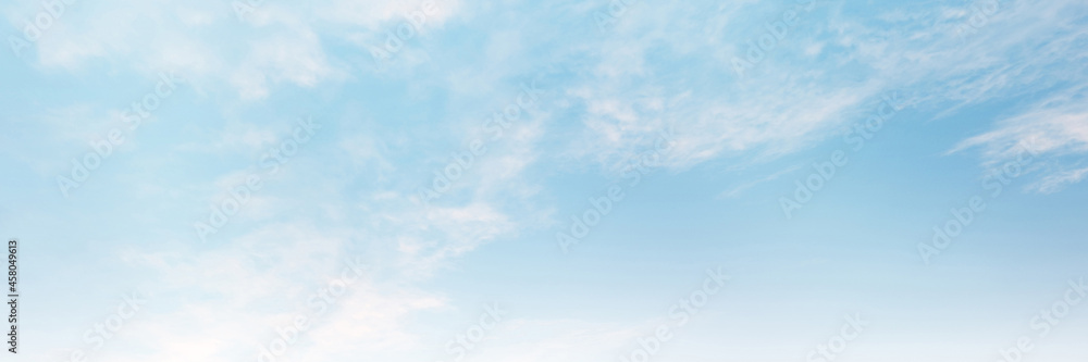 Blue sky with white cloud. The summer heaven is colorful clearing day Good weather and beautiful nature in the morning. Blue sky with white cloud. The summer heaven is colorful clearing day Good weather and beautiful nature in the morning.