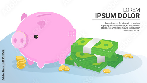 web banner template business finance money transfer savings