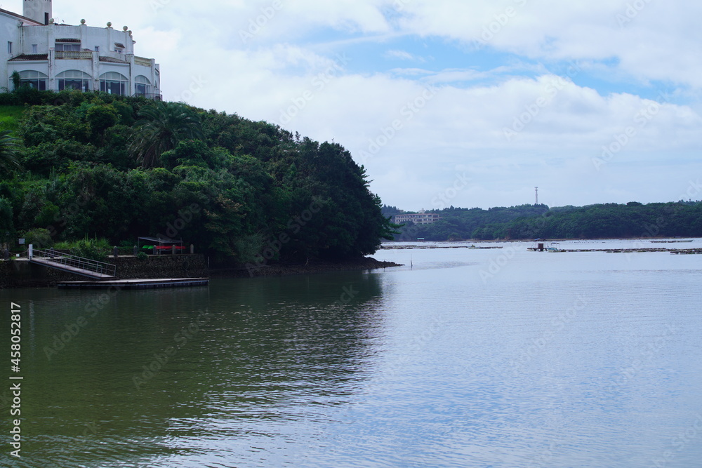 Fototapeta premium 旅館から見える海の景色