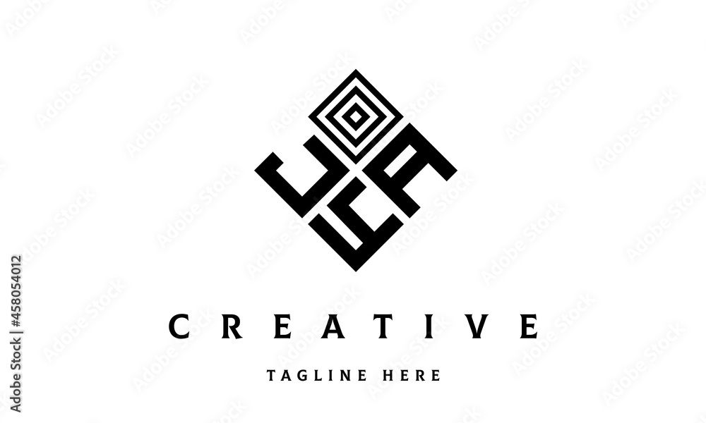 JAY square three latter logo vector JAY square three latter logo vector