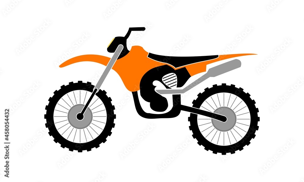 Fototapeta premium Trail motorcycle vector design