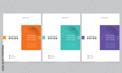 Cover design for annual report and business catalog, magazine, flyer or booklet. Brochure template layout. A4 cover vector EPS-10