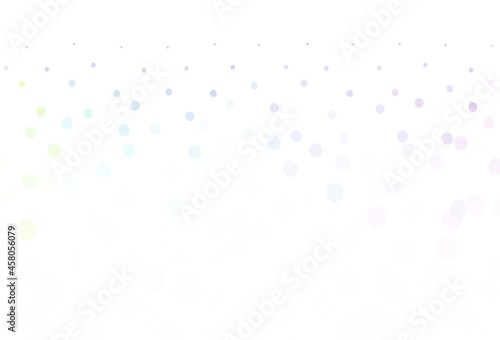 Light Multicolor vector background with spots. © smaria2015
