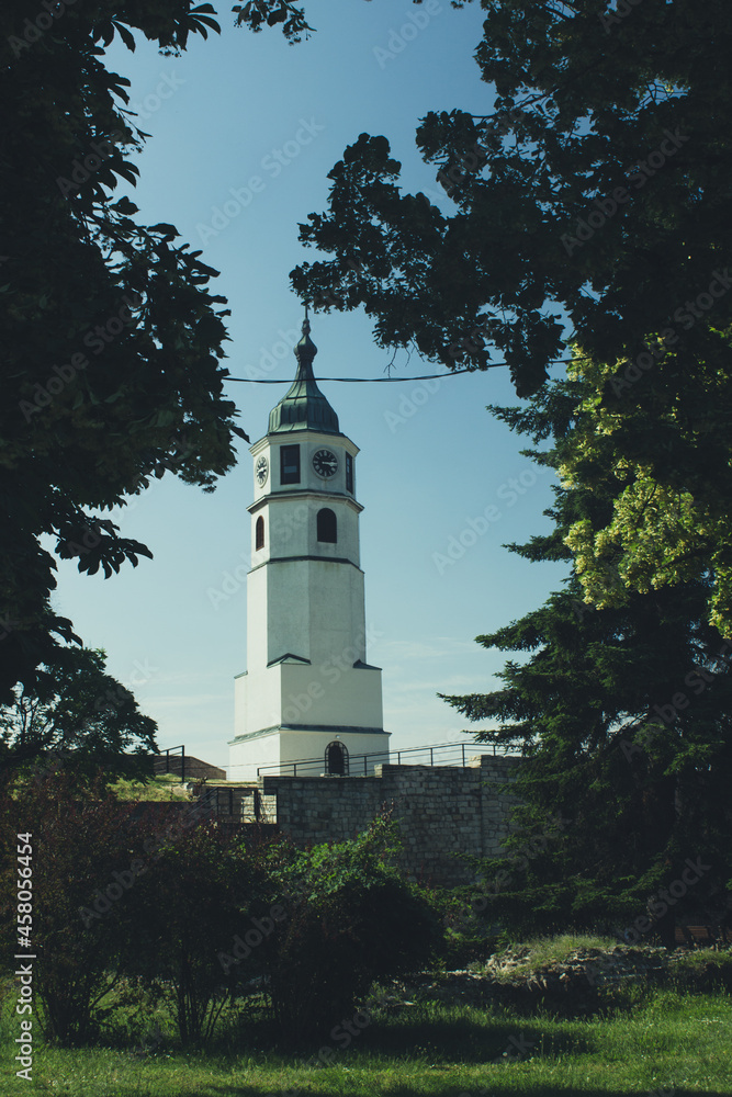 Clock tower of Kalemegdan (Belgrade fortress)