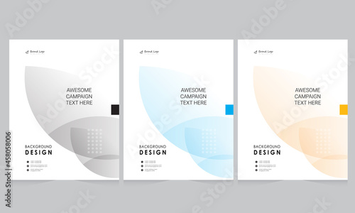 Cover design for annual report and business catalog, magazine, flyer or booklet. Brochure template layout. A4 cover vector EPS-10