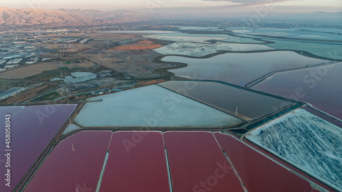 Salt ponds near Don Edwards San Francisco Bay National Wildlife Refuge