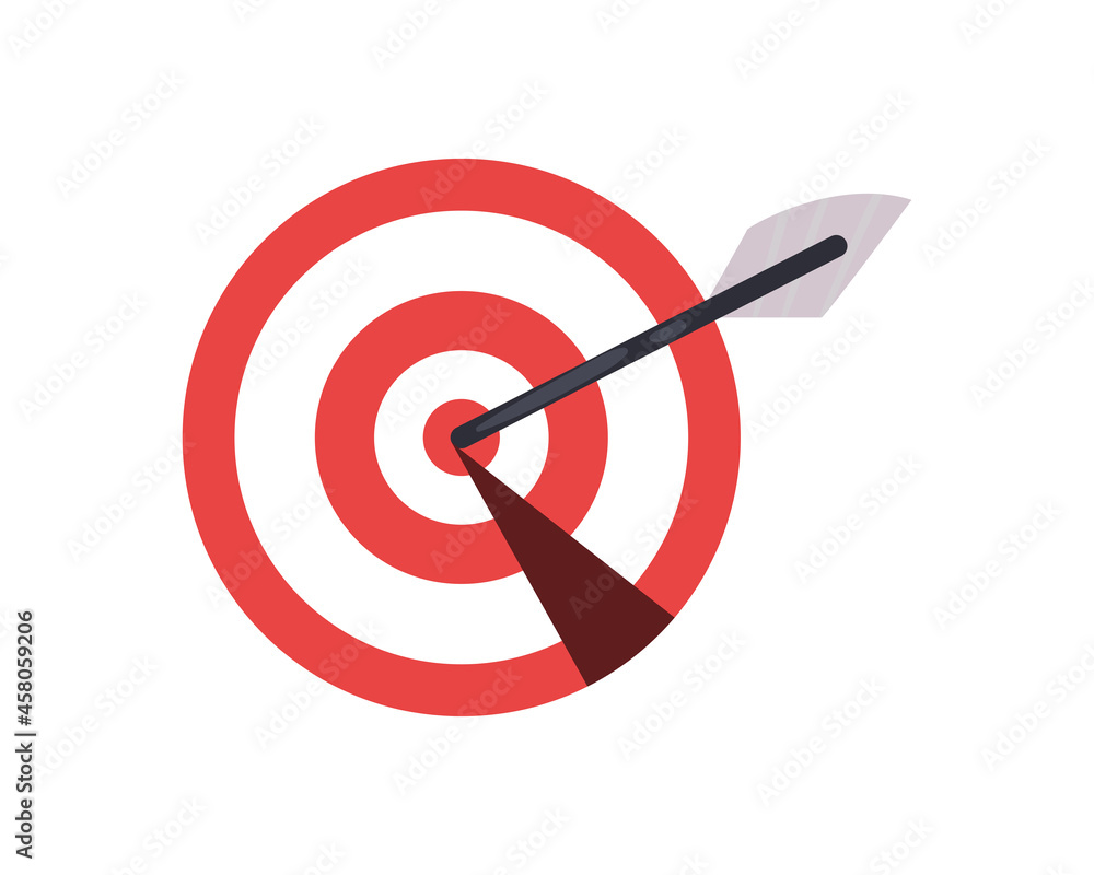 Isolated target icon Isolated target icon