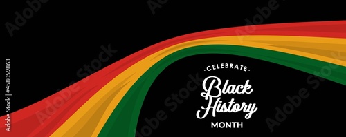 Celebrate black history month african american history celebration illustration