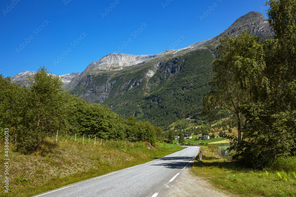 mountain road in the mountains mountain road in the mountains