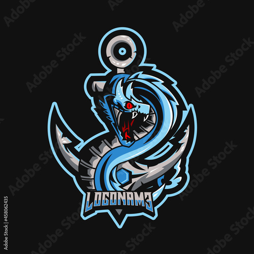 Sea dragon anchor esport logo